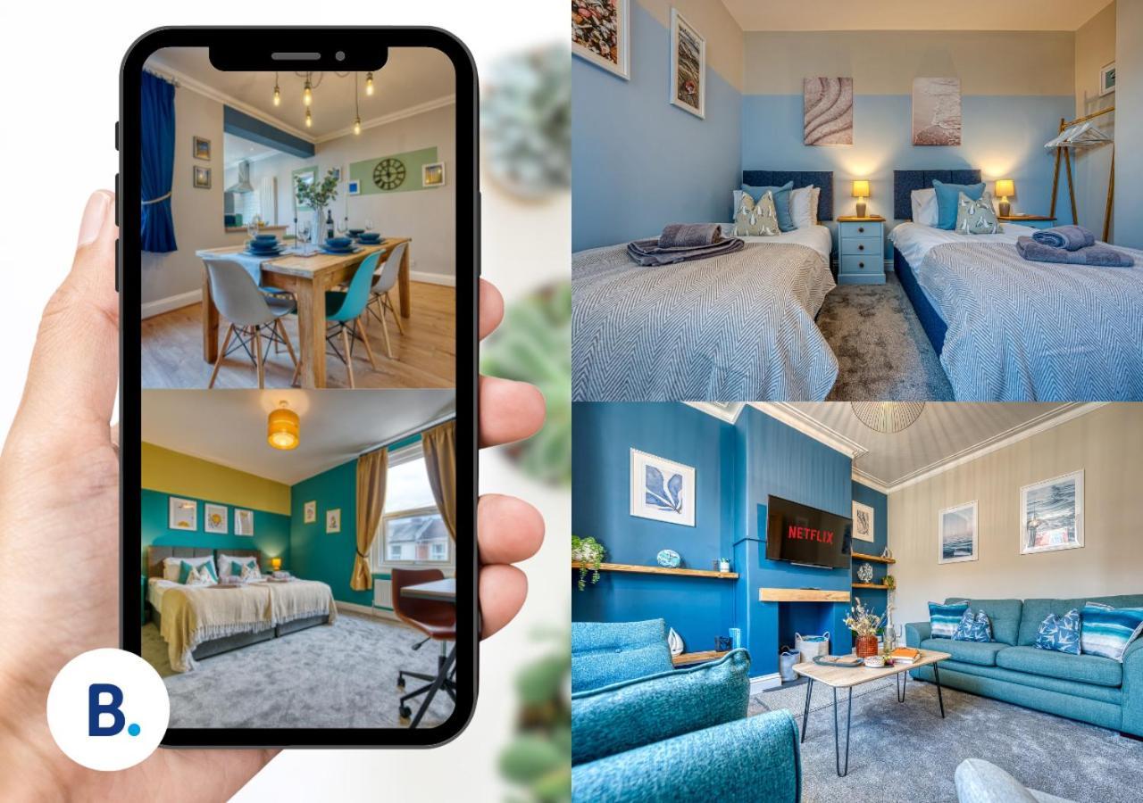 2 Bedrooms Modern, Stunning & Stylish Contractor House, Prime Portsmouth Location With Free Parking Permit, Summer Special Offer!! - By Blue Puffin Stays Eksteriør bilde